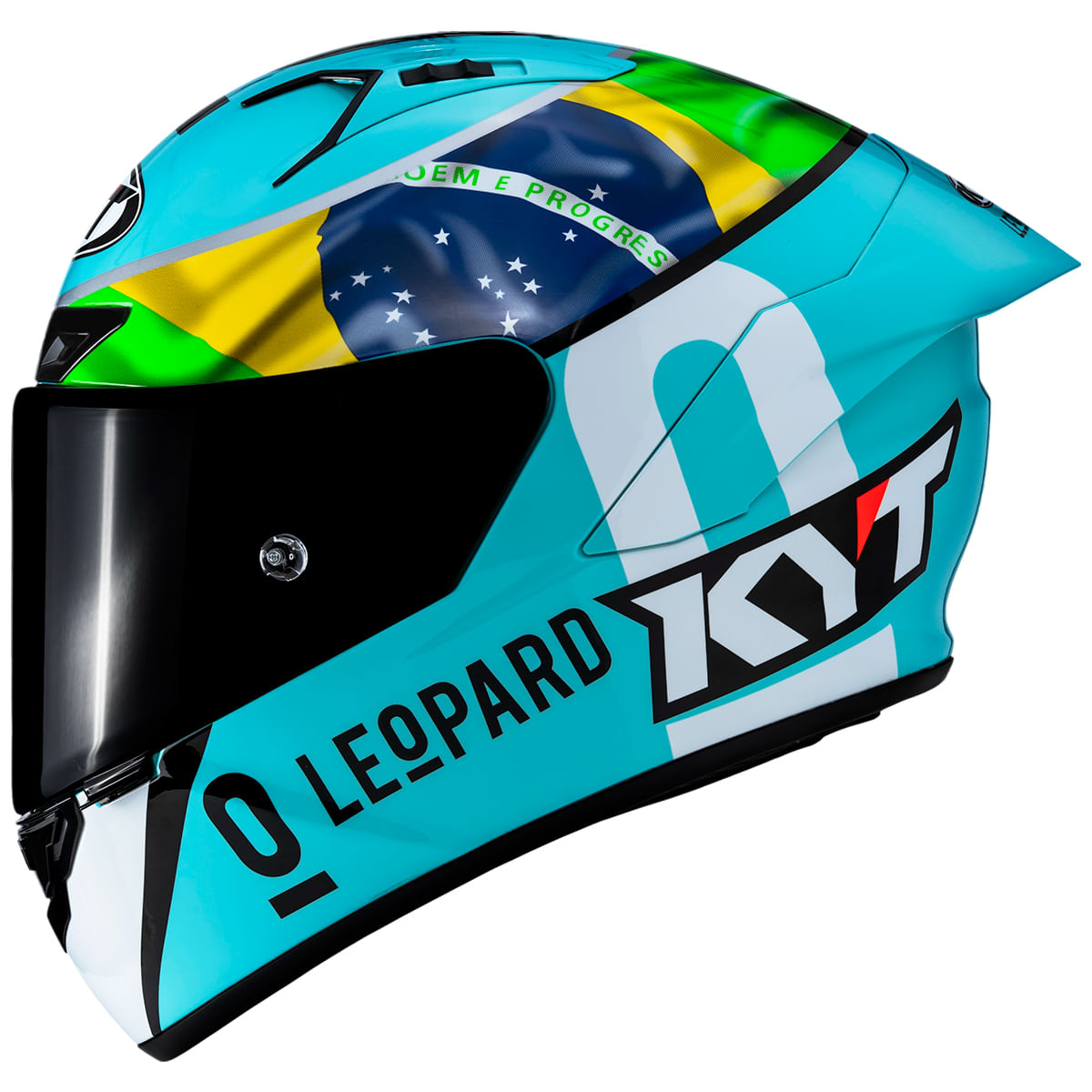 Capacete KYT NZ Race Leopard Brasil